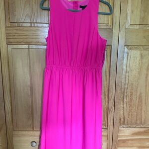 J. Crew Vibrant Pink Sleeveless Dress